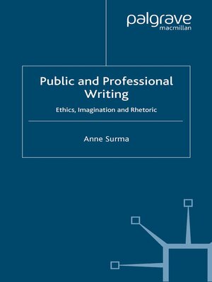 cover image of Public and Professional Writing